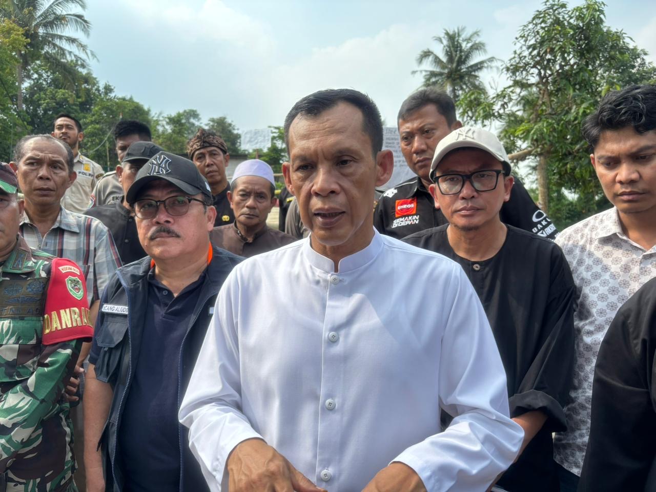 Wakil Bupati Bogor Tinjau Jembatan Ambruk di Rumpin, Pastikan Penanganan Cepat